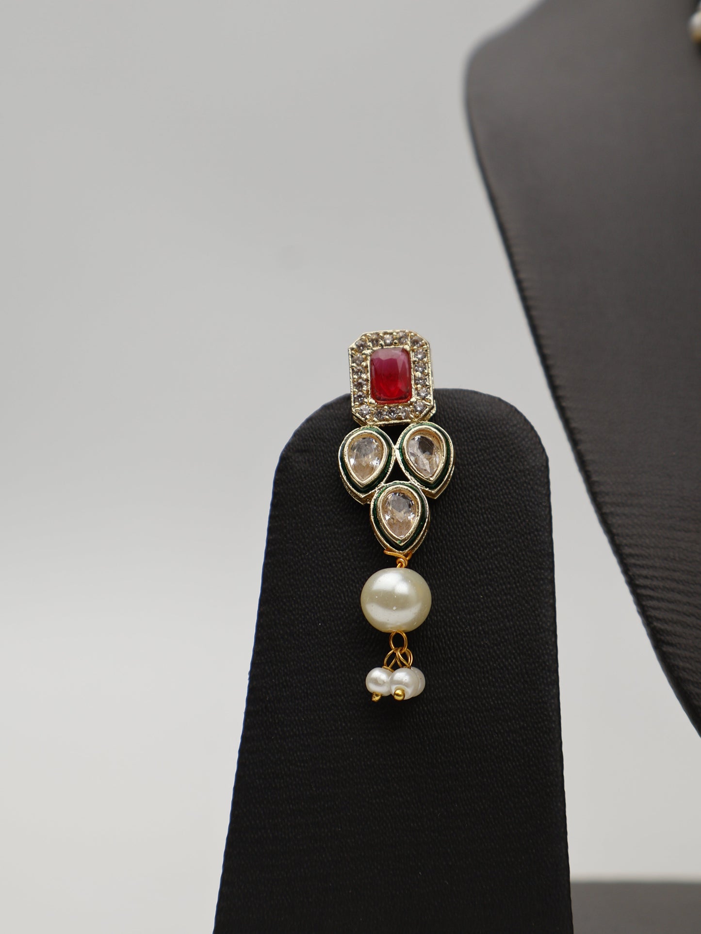 Red and Green Necklace Set-3